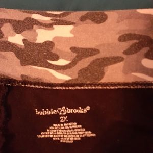 Camo folded waist  yoga pants